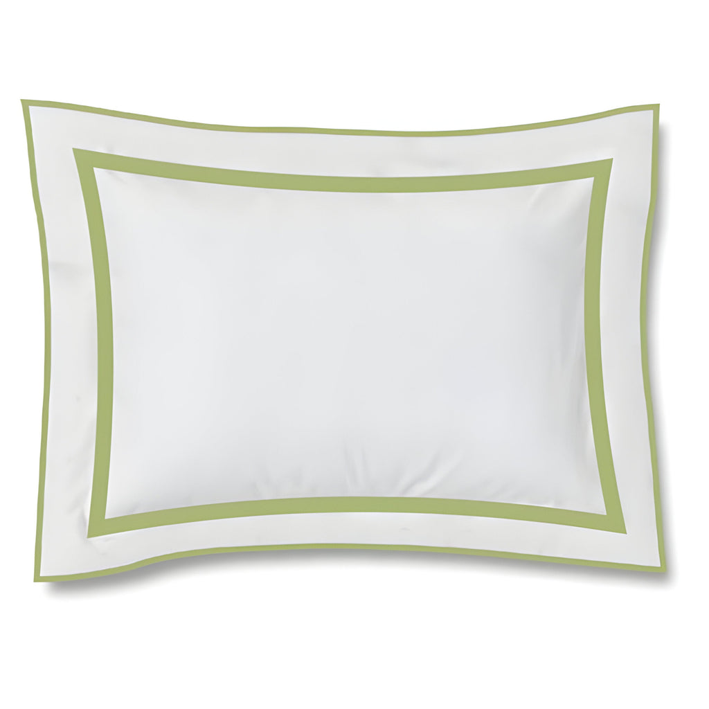 400TC Embroidery & Border Cotton Sateen Solid Duvet Cover Set
