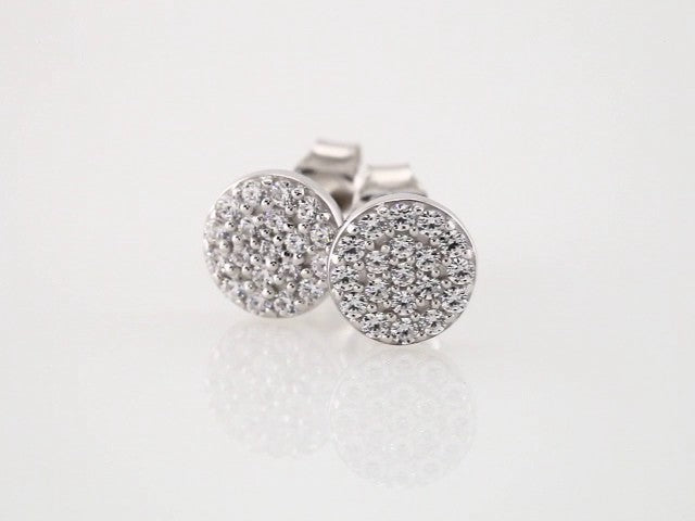 14K White Gold 1/3 CTW Natural Diamond Cluster Earrings – image 3