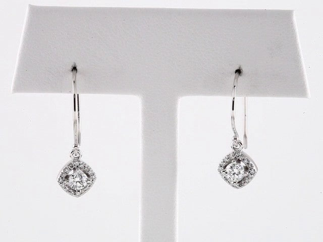 14K White Gold 5/8 CTW Natural Diamond Earrings – image 3