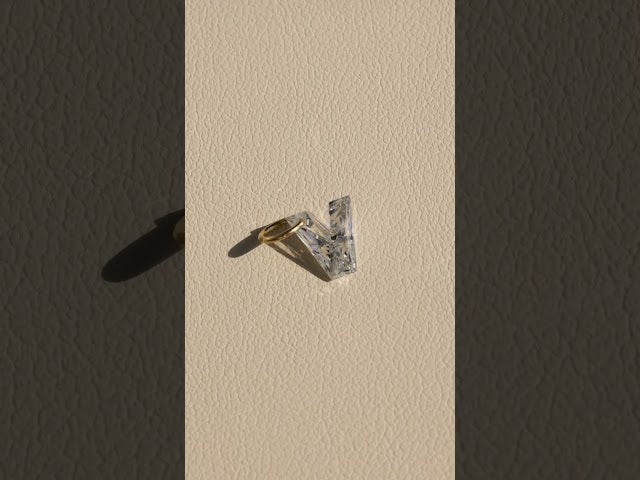 Lab-Grown Diamond Initial Necklace