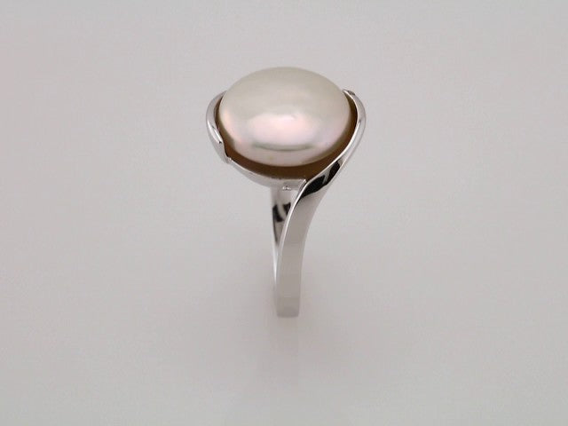 Coin Pearl Ring