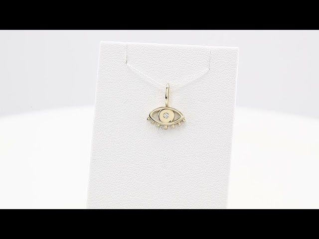 Accented Evil Eye Charm/Pendant