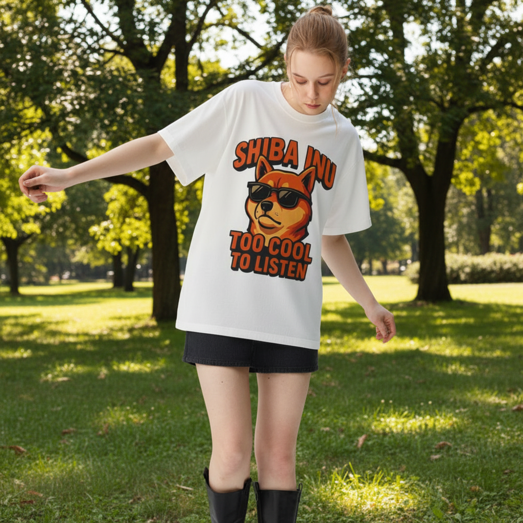 Shiba Inu "Too Cool to Listen" T-Shirt