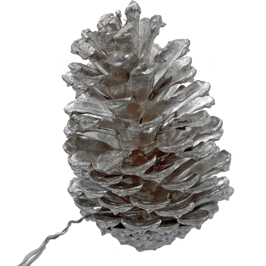 Silver Pine Cones