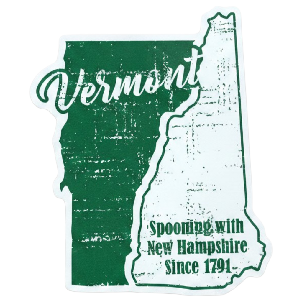 Large Flex Magnet - Vermont and New Hampshire Spooning