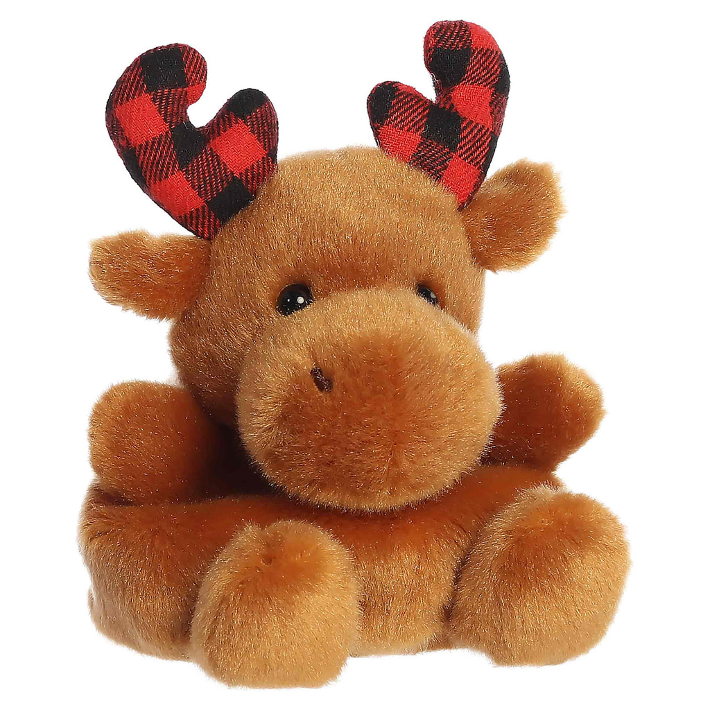 Clove Plaid Moose Palm Pal