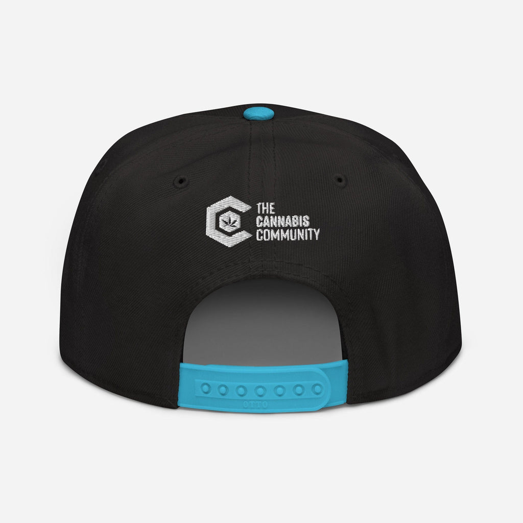 Elegant Advocate Cannabis Leaf Snapback Hat