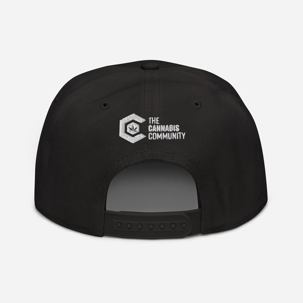 Elegant Advocate Cannabis Leaf Snapback Hat
