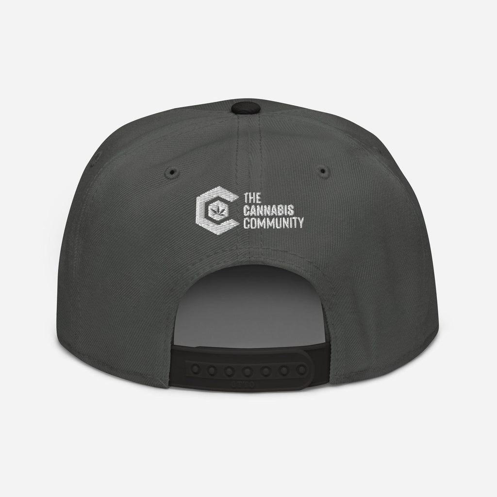 Elegant Advocate Cannabis Leaf Snapback Hat