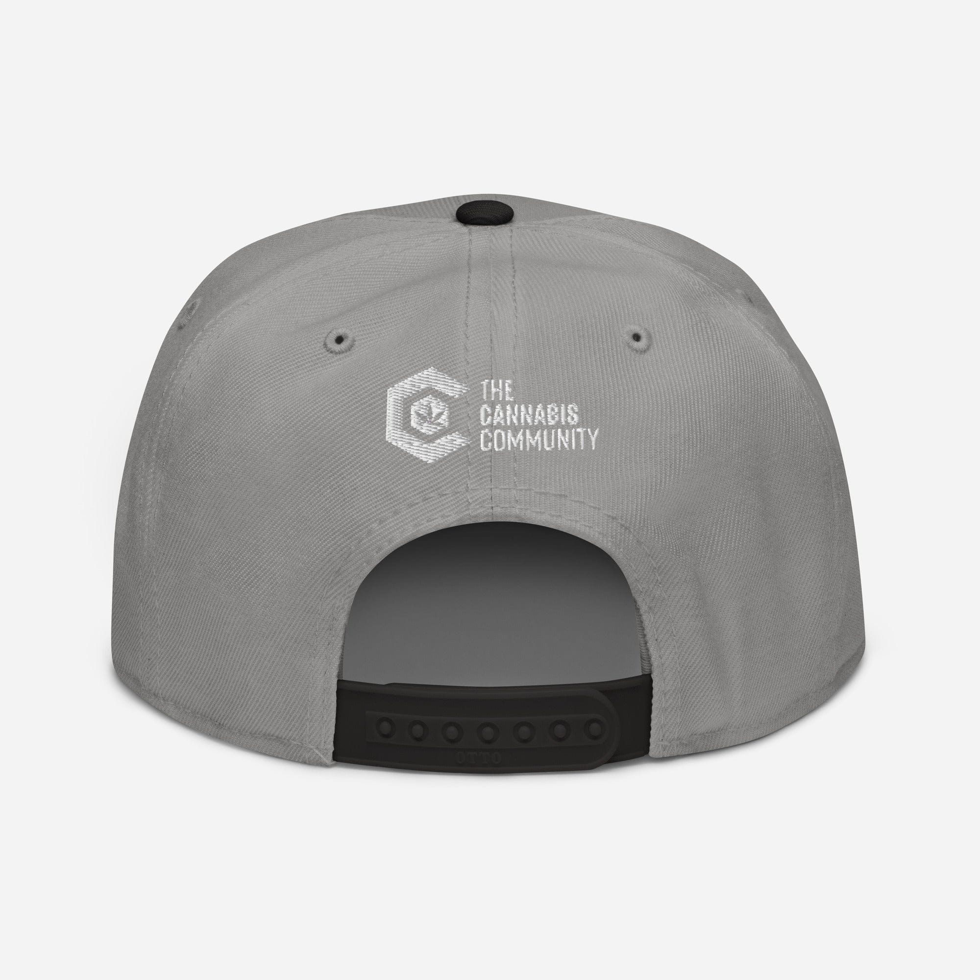 Elegant Advocate Cannabis Leaf Snapback Hat