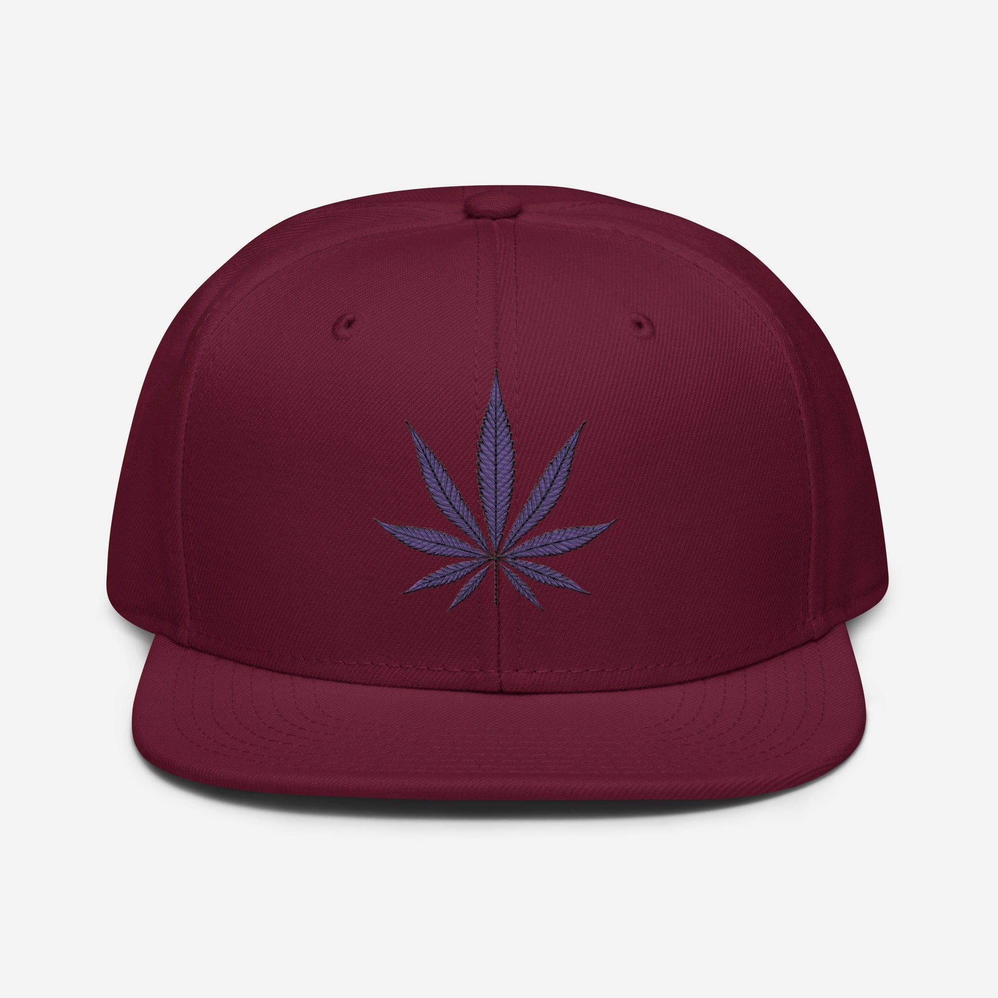 Purple Haze Marijuana Snapback Hat