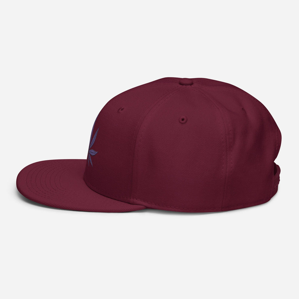 Purple Haze Marijuana Snapback Hat