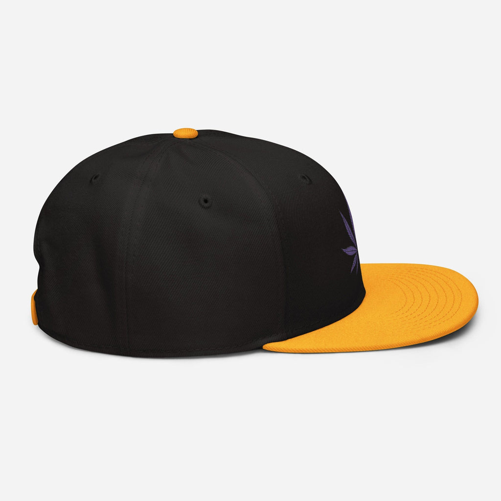 Purple Haze Marijuana Snapback Hat