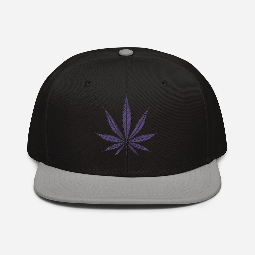 Purple Haze Marijuana Snapback Hat