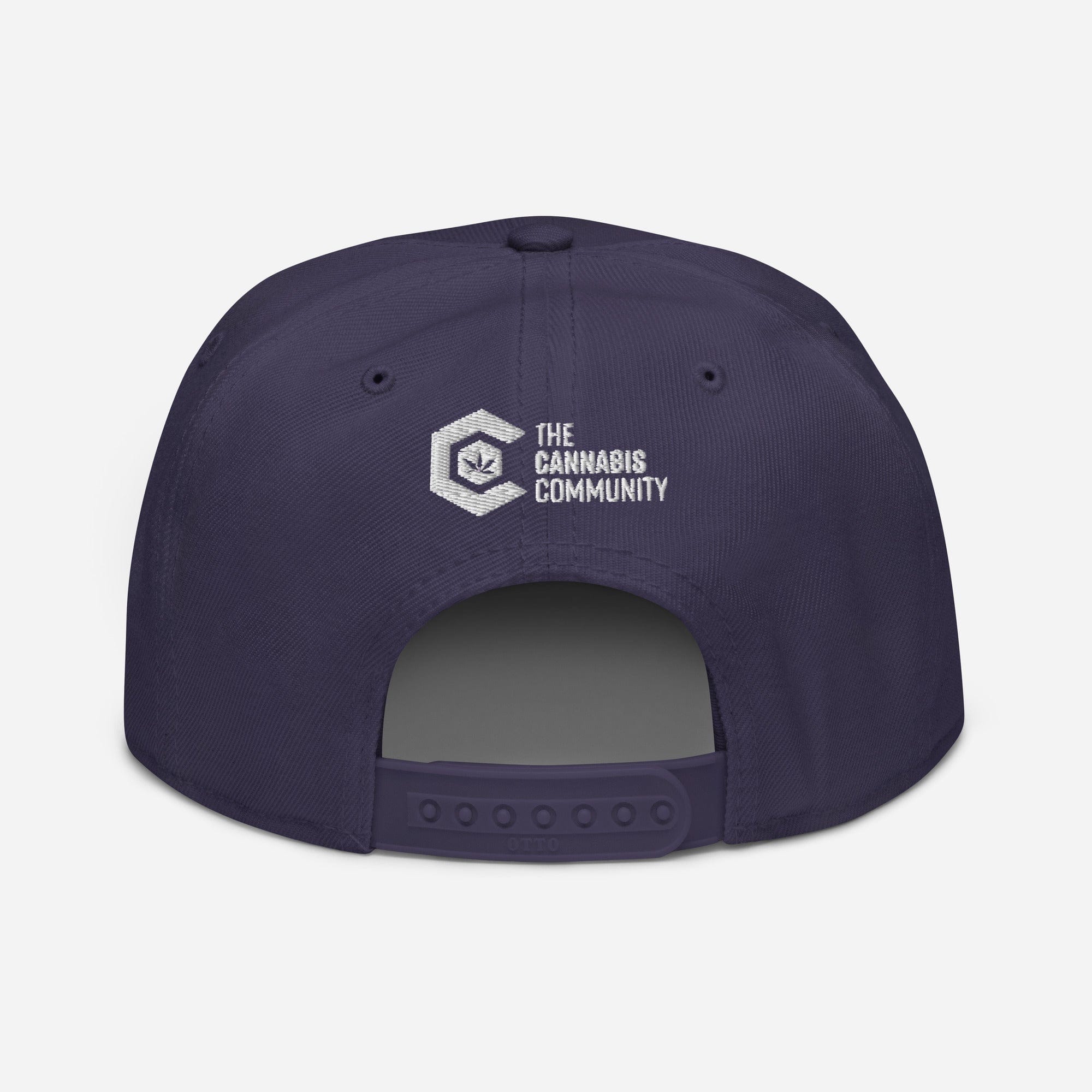 Elegant Advocate Cannabis Leaf Snapback Hat