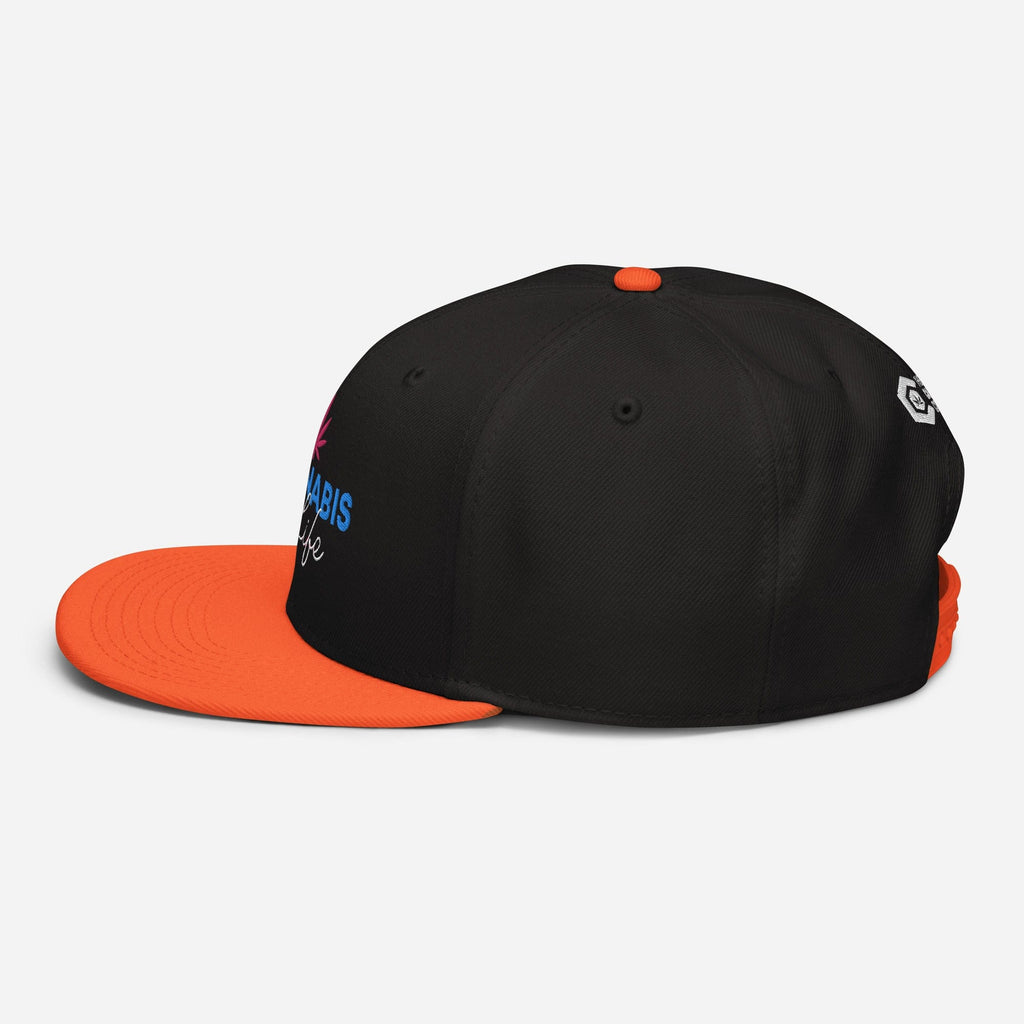 Cannabis is Life Snapback Hat