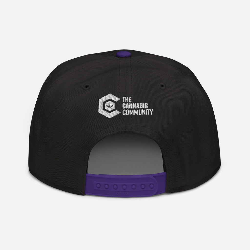 Good Vibes Only Cannabis Snapback Hat