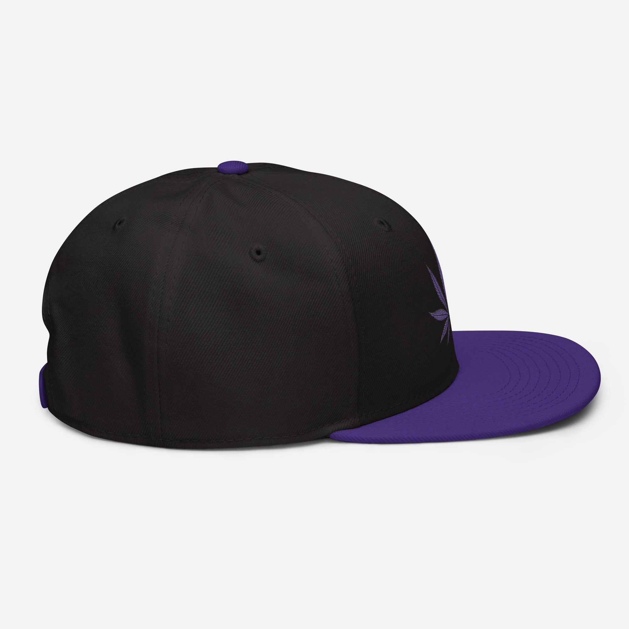 Purple Haze Marijuana Snapback Hat