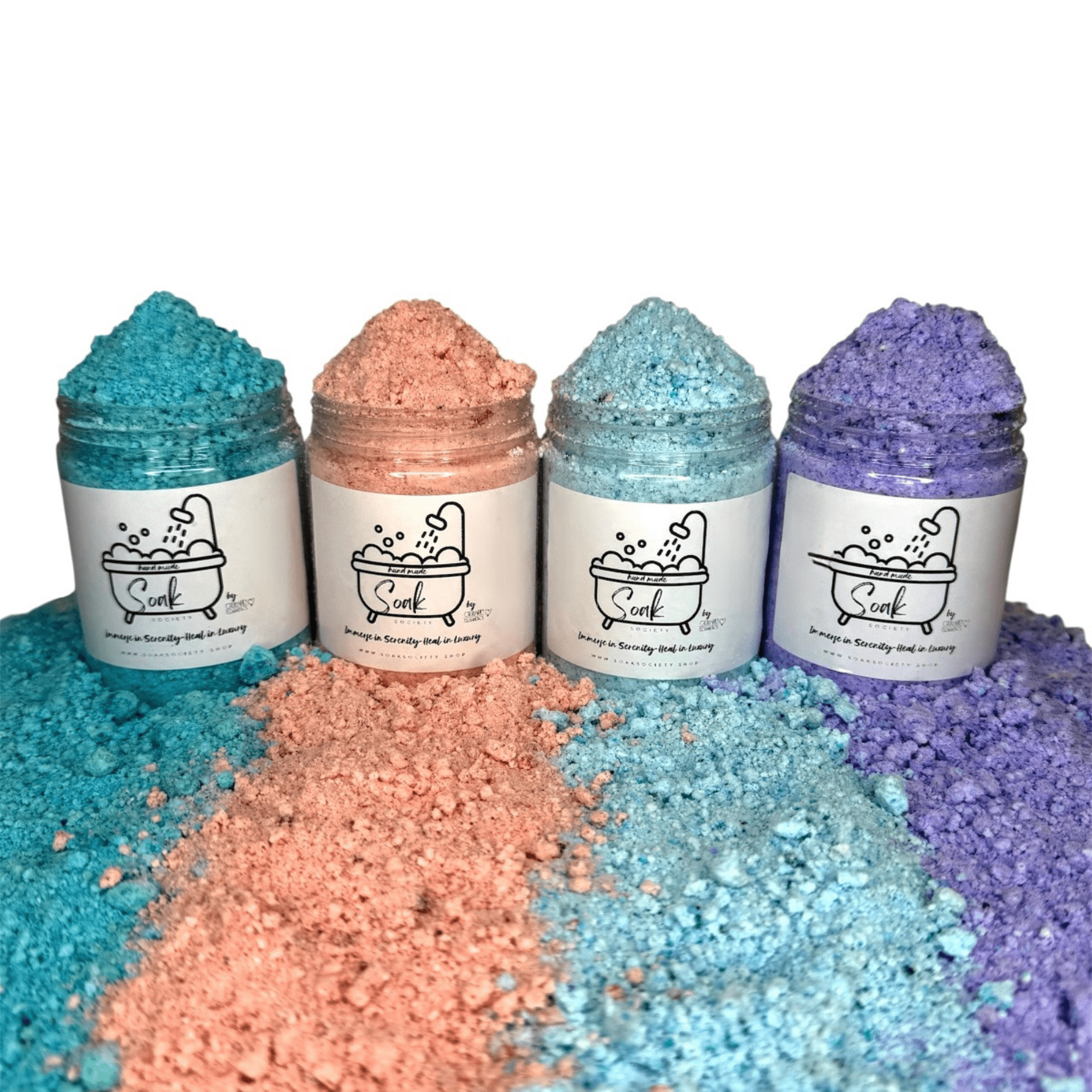 Soak Society Bath Fizz - Eucalyptus Rain
