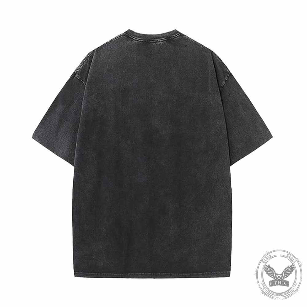 In My Feral Era Raccoon and Moon Vintage Washed T-shirt