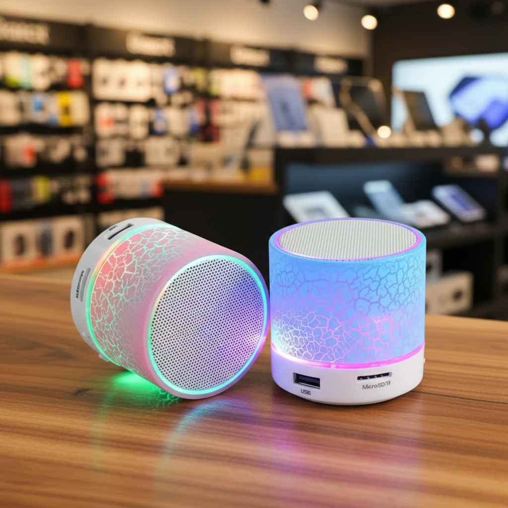 Portal LED Mini Bluetooth Speaker Buy 1 Get 2 Free