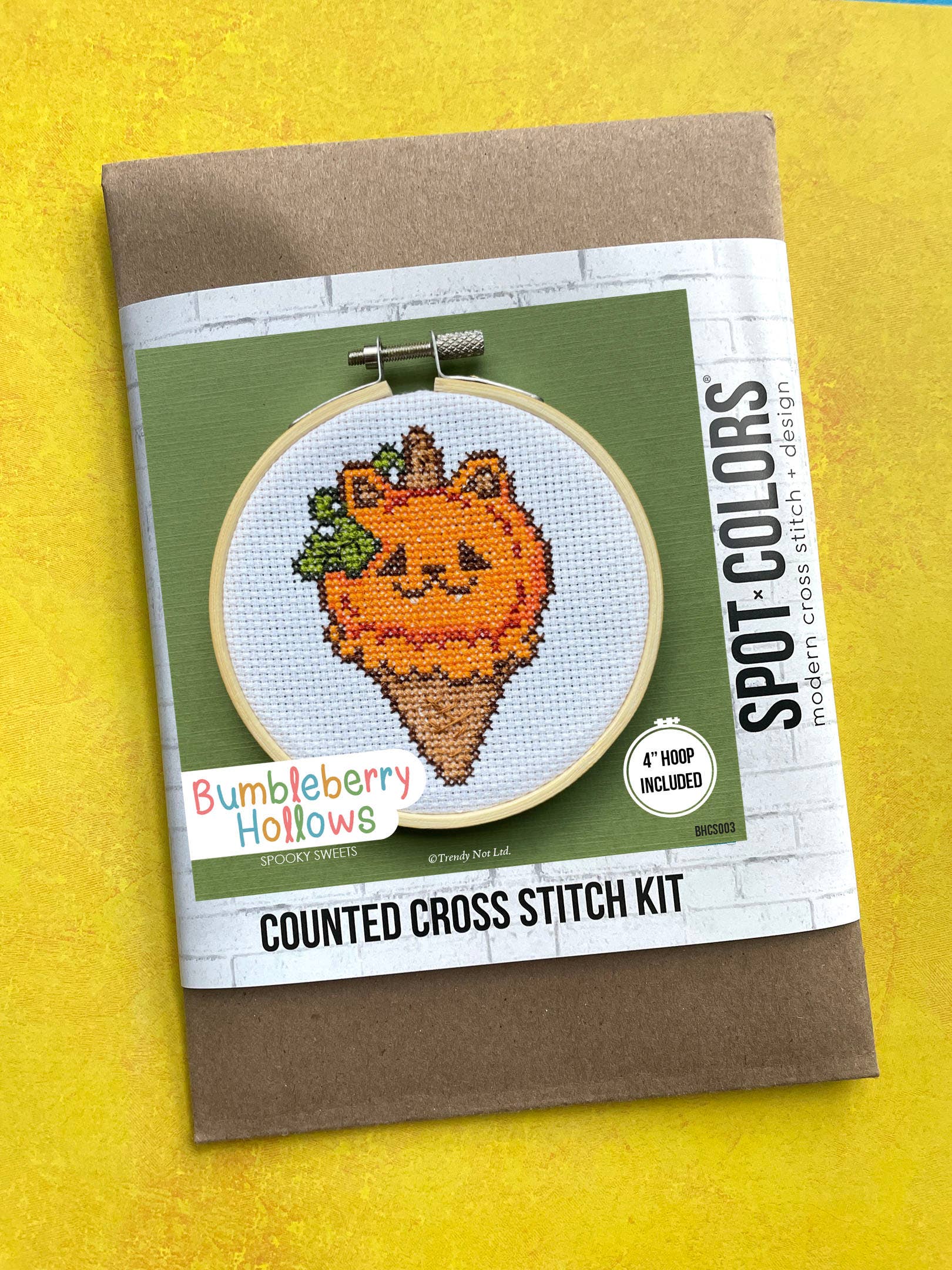 Spot Colors - Spooky Sweets by Bumbleberry Hollows Cross Stitch Kit