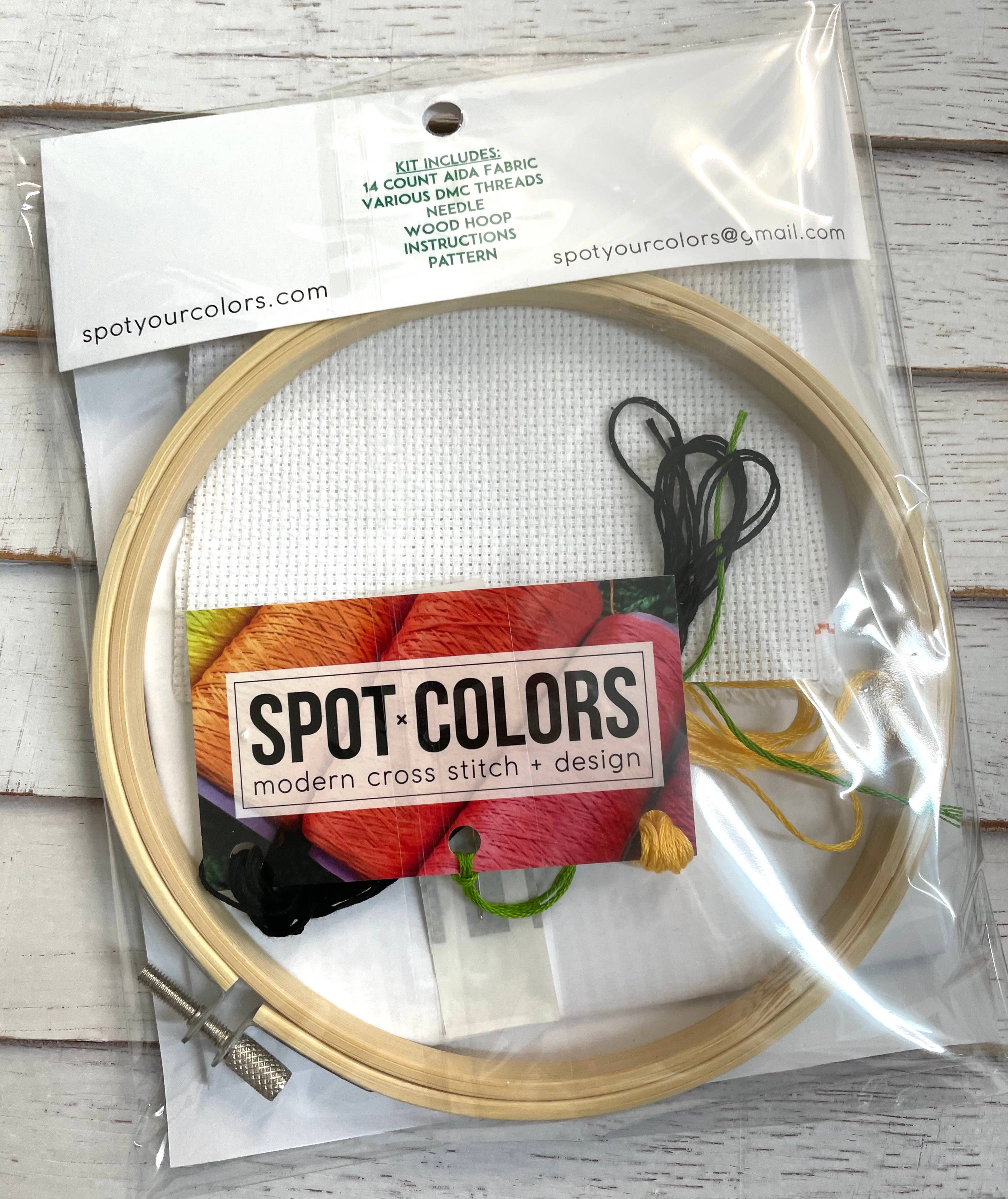 My Cat is an Asshole Cross Stitch Kit – Funny Gift for Cat Lovers (6”)