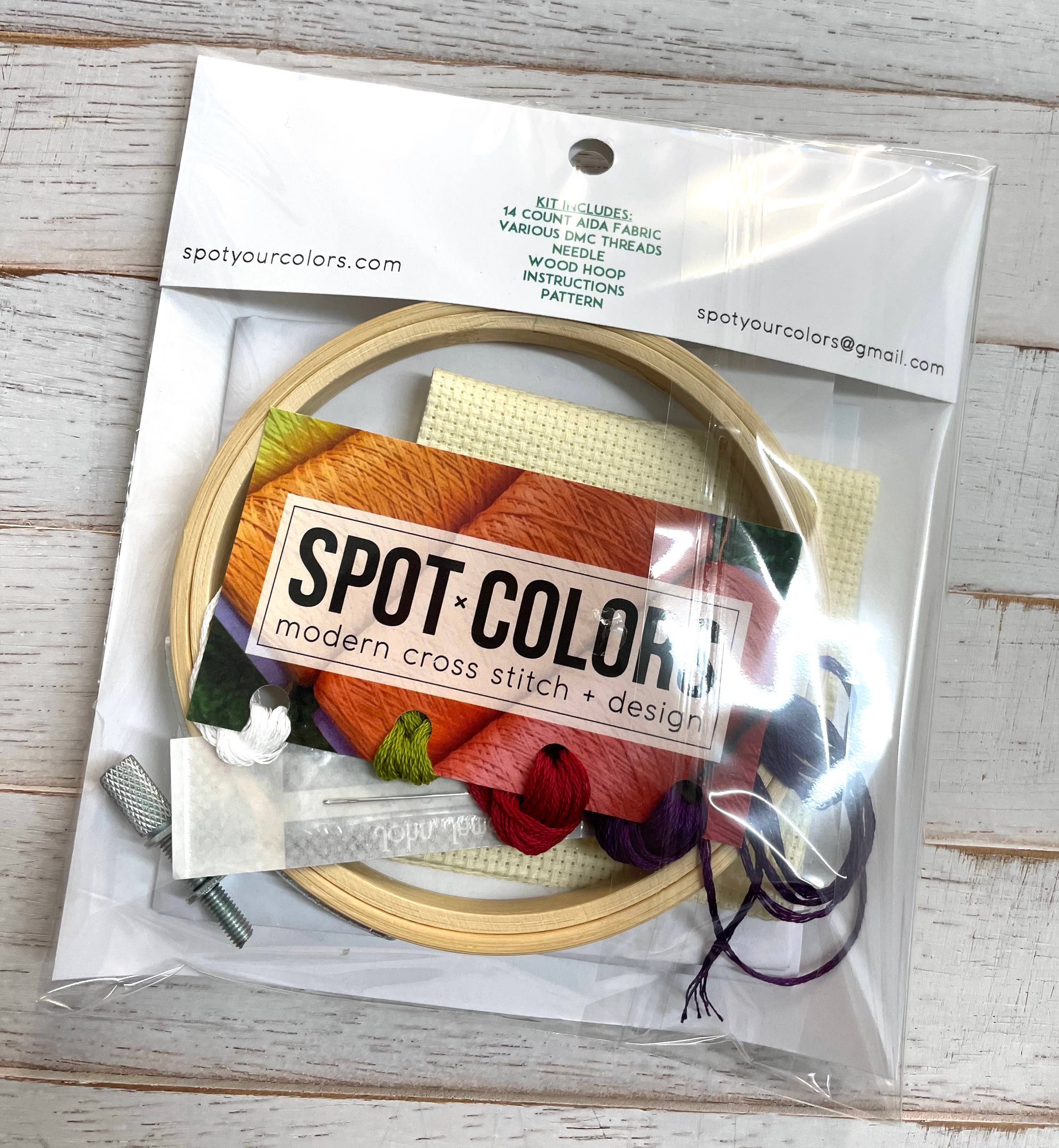 Sugar and Spice Cross Stitch Kit – Gingerbread & Candy Design