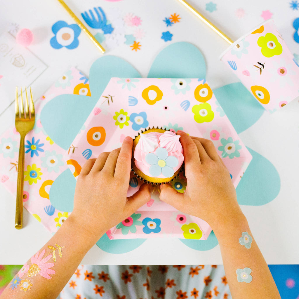 Floral Paper Plates