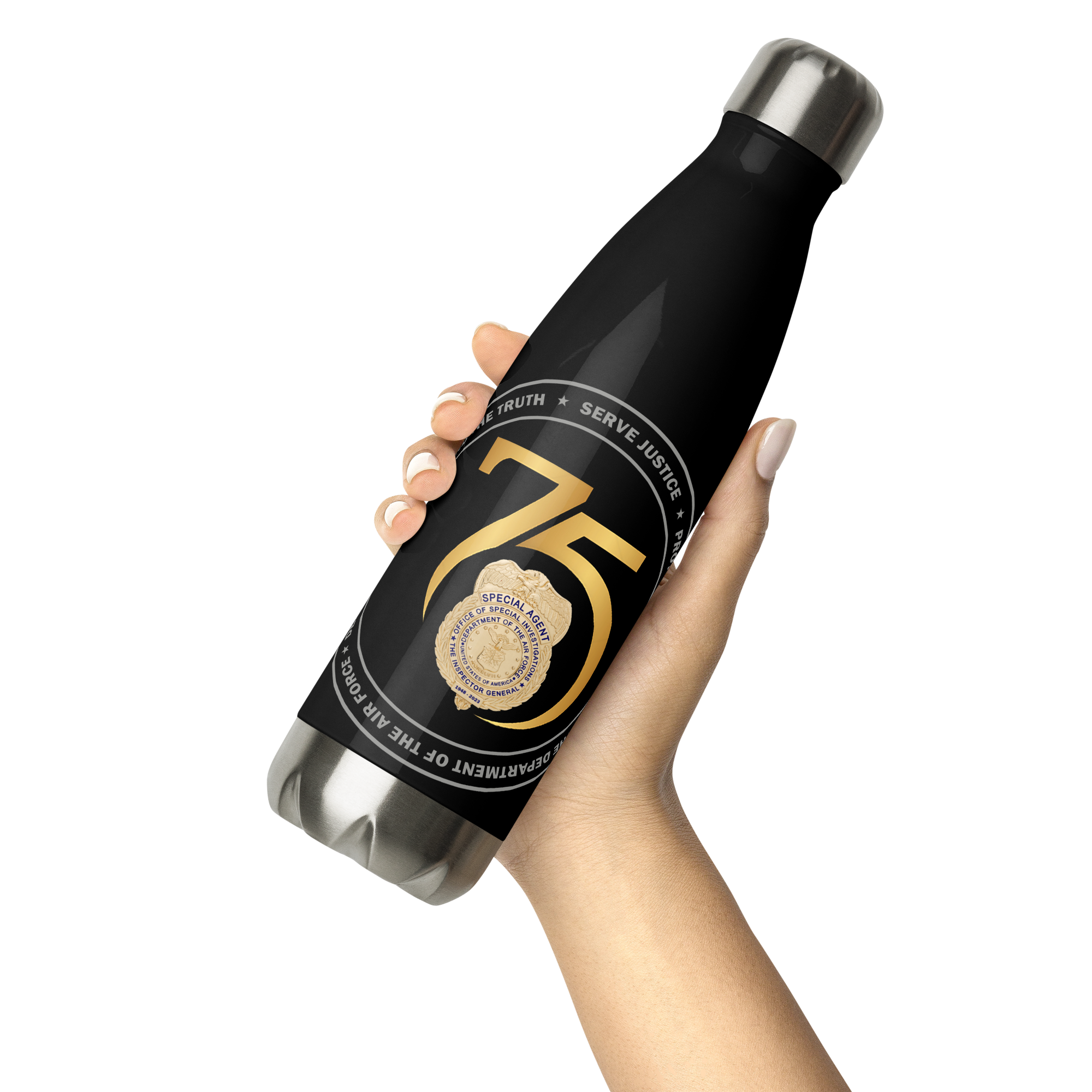 OSI 75th Anniversary Stainless Steel Water Bottle