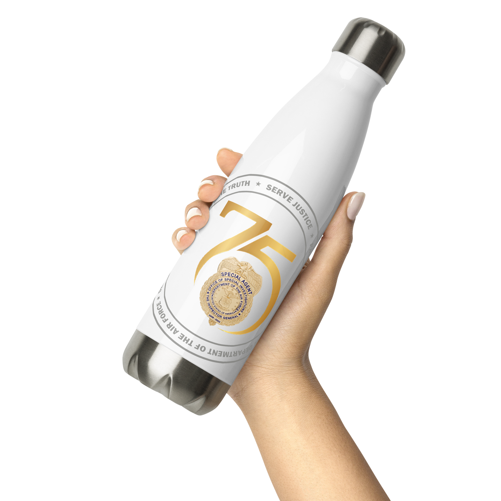 OSI 75th Anniversary Stainless Steel Water Bottle