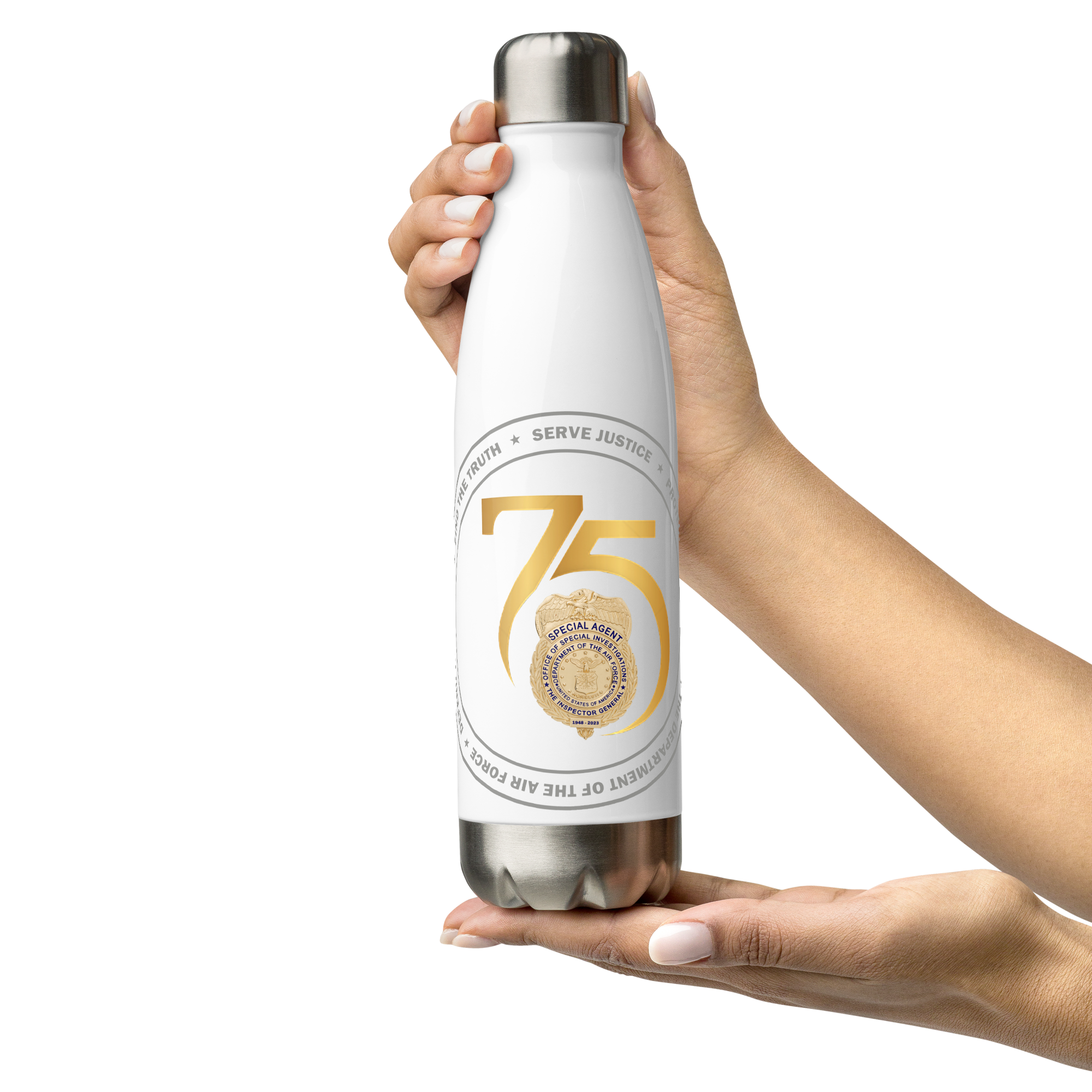 OSI 75th Anniversary Stainless Steel Water Bottle