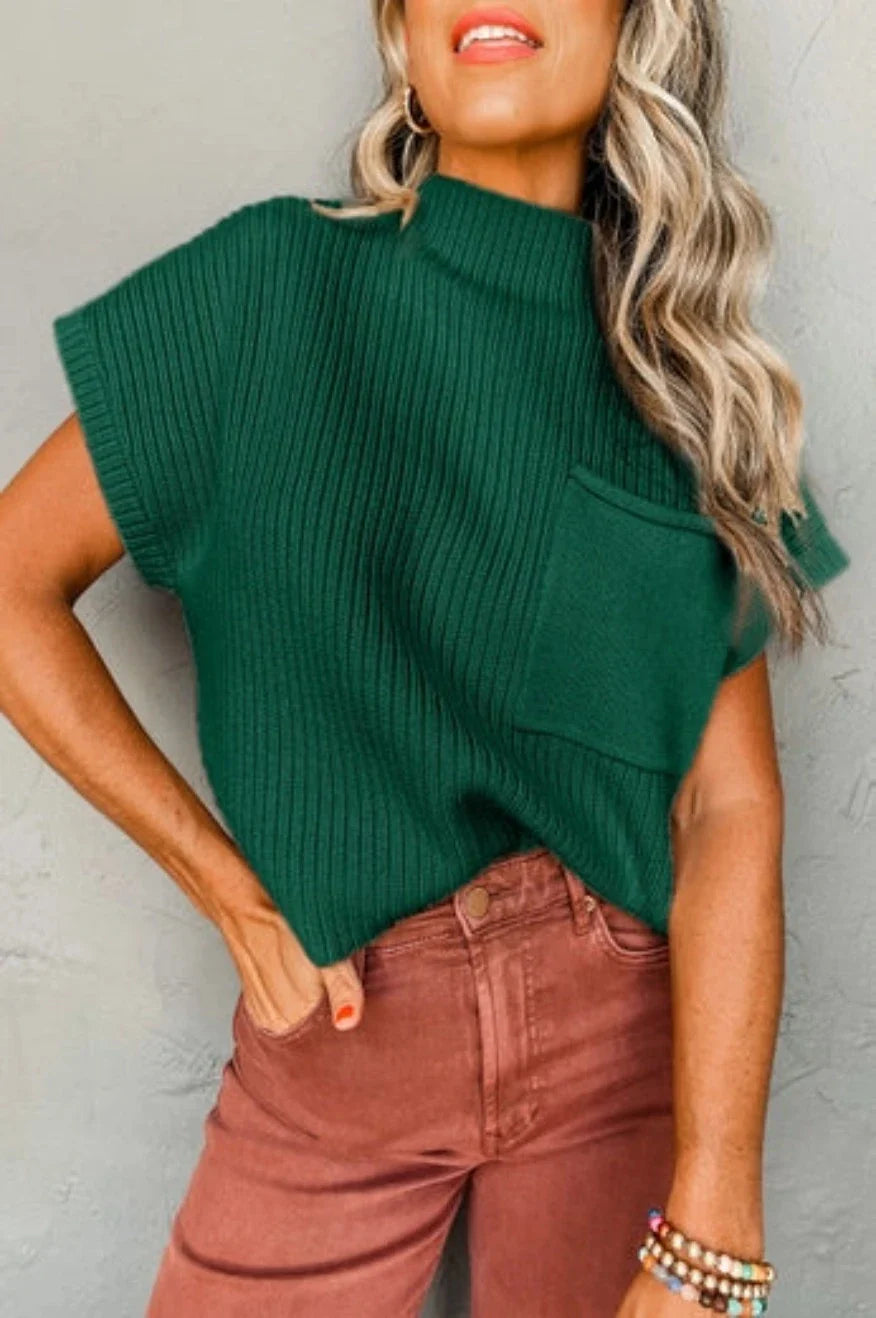 Green Spring Sweater