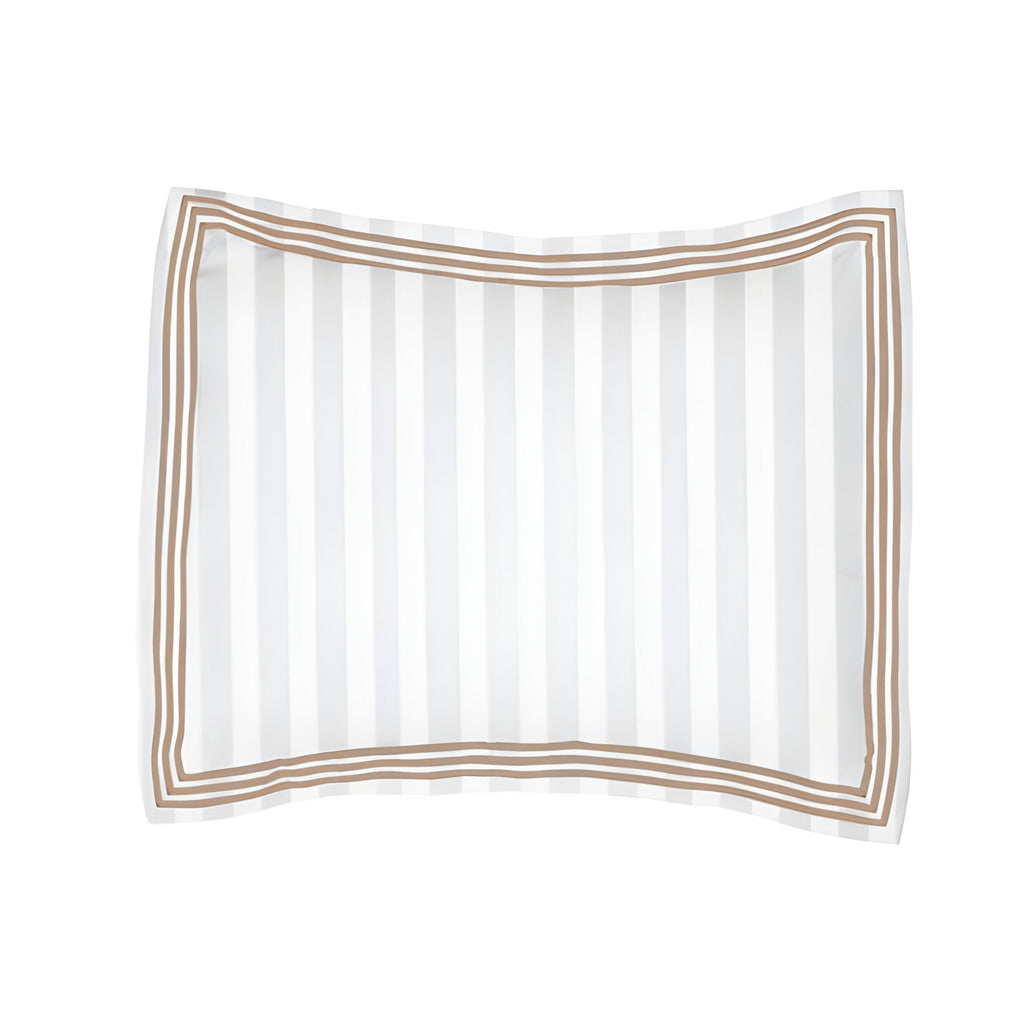 400TC Cotton Sateen Triple Edge Embroidery Stripe Duvet Cover Set