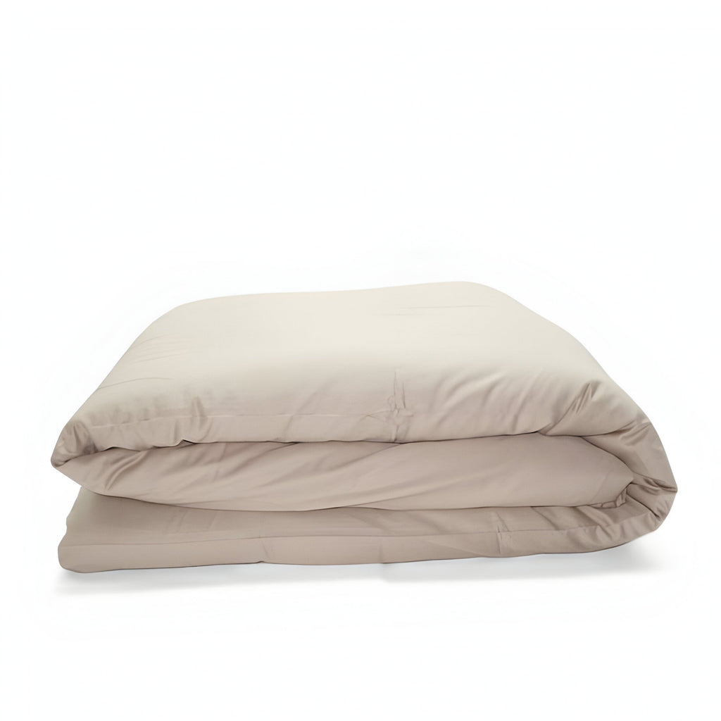 400TC Cotton Sateen Solid Duvet Cover Set