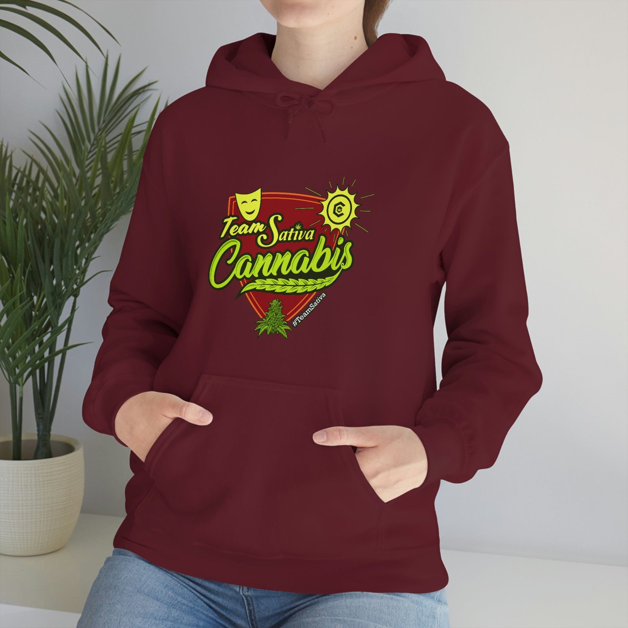 Team Sativa Cannabis Stoner Hoodie