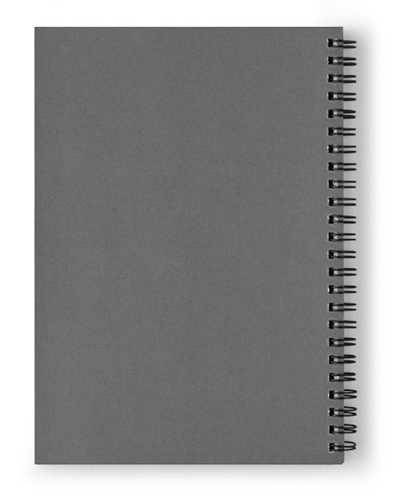 Vibrant Symmetrical Blossoms - Spiral Notebook