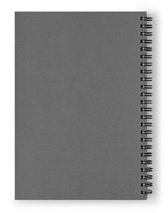 Blue Festive Snowman Pattern - Spiral Notebook