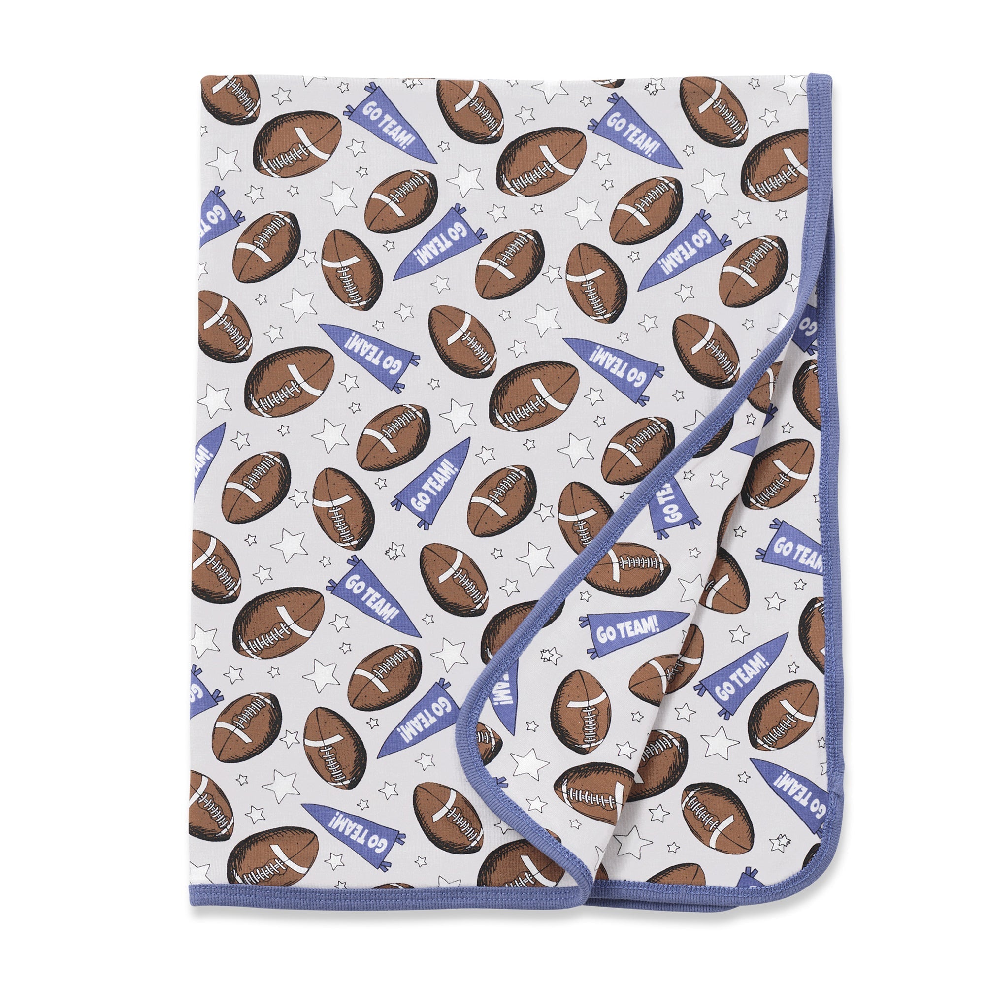 Baby Boy's American Football Bamboo Stroller Blanket