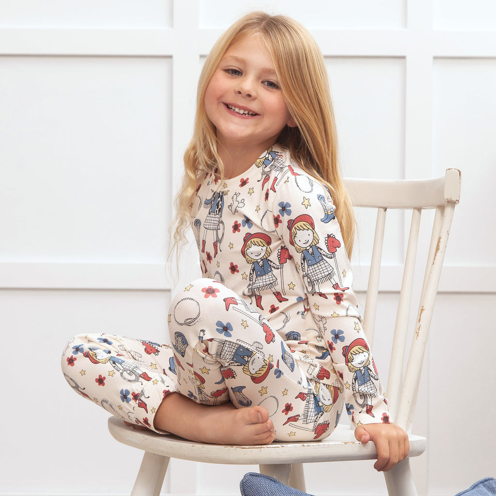 Cowgirl Bamboo Pajama Set - 10 & 12Y