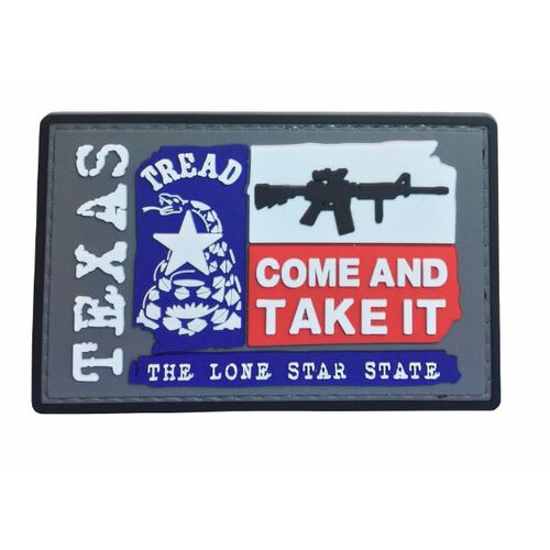 Texas The Lone Star State, Come and Take It PVC Patch
