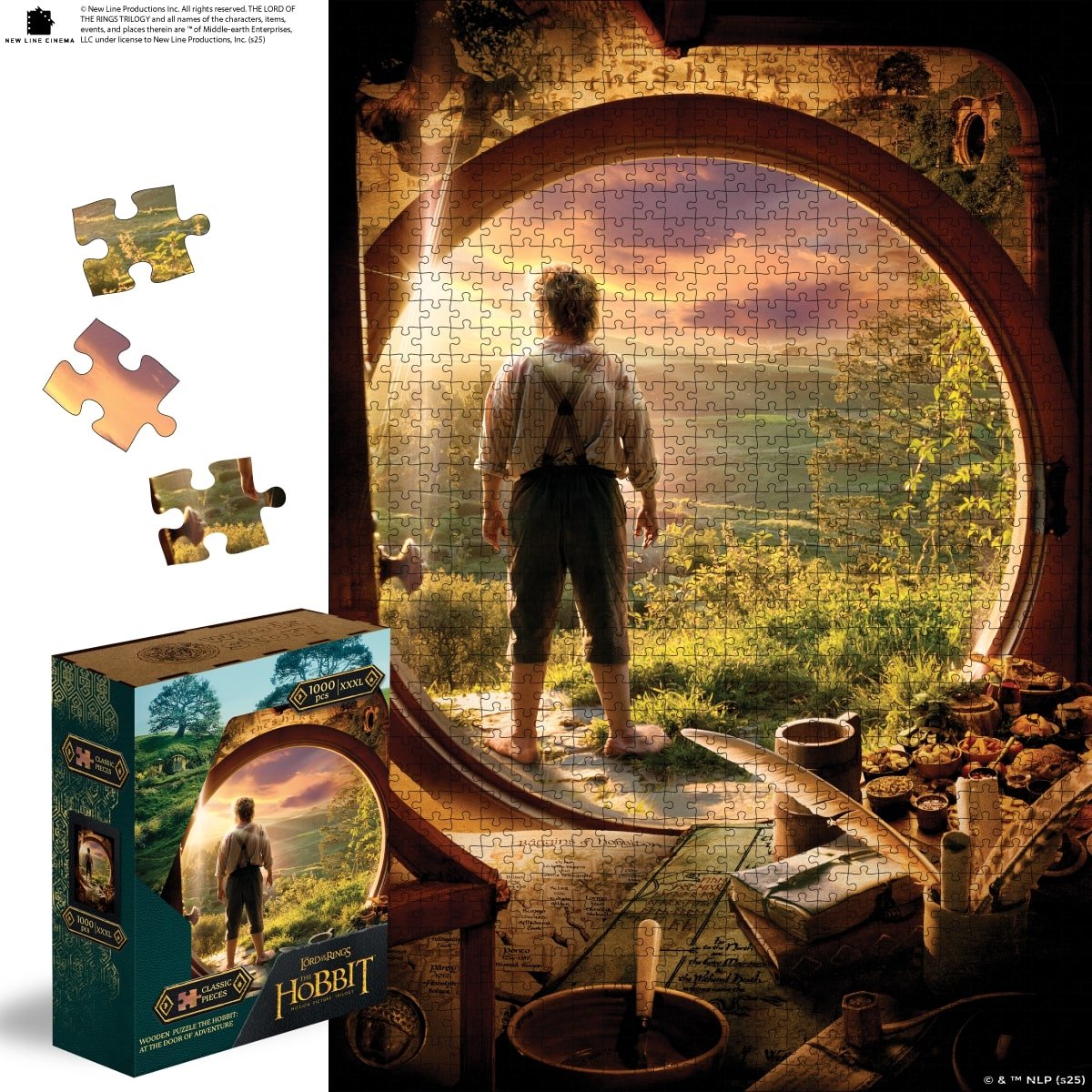 The Hobbit Classic Wooden Puzzle - At the Door of Adventure