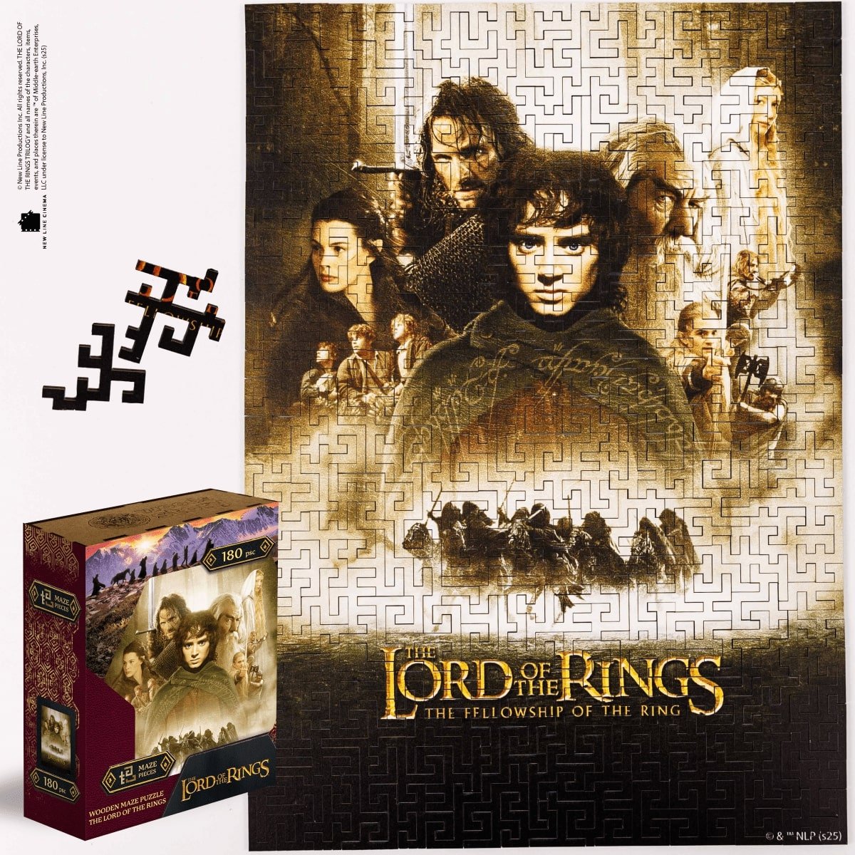 The Lord of the Rings™ Wooden Puzzle - The Fellowship of the Ring