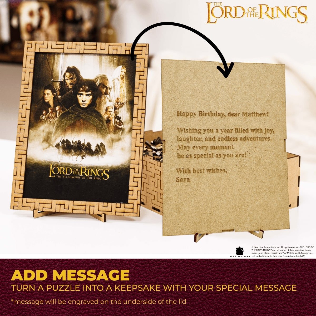 The Lord of the Rings™ Wooden Puzzle - The Fellowship of the Ring