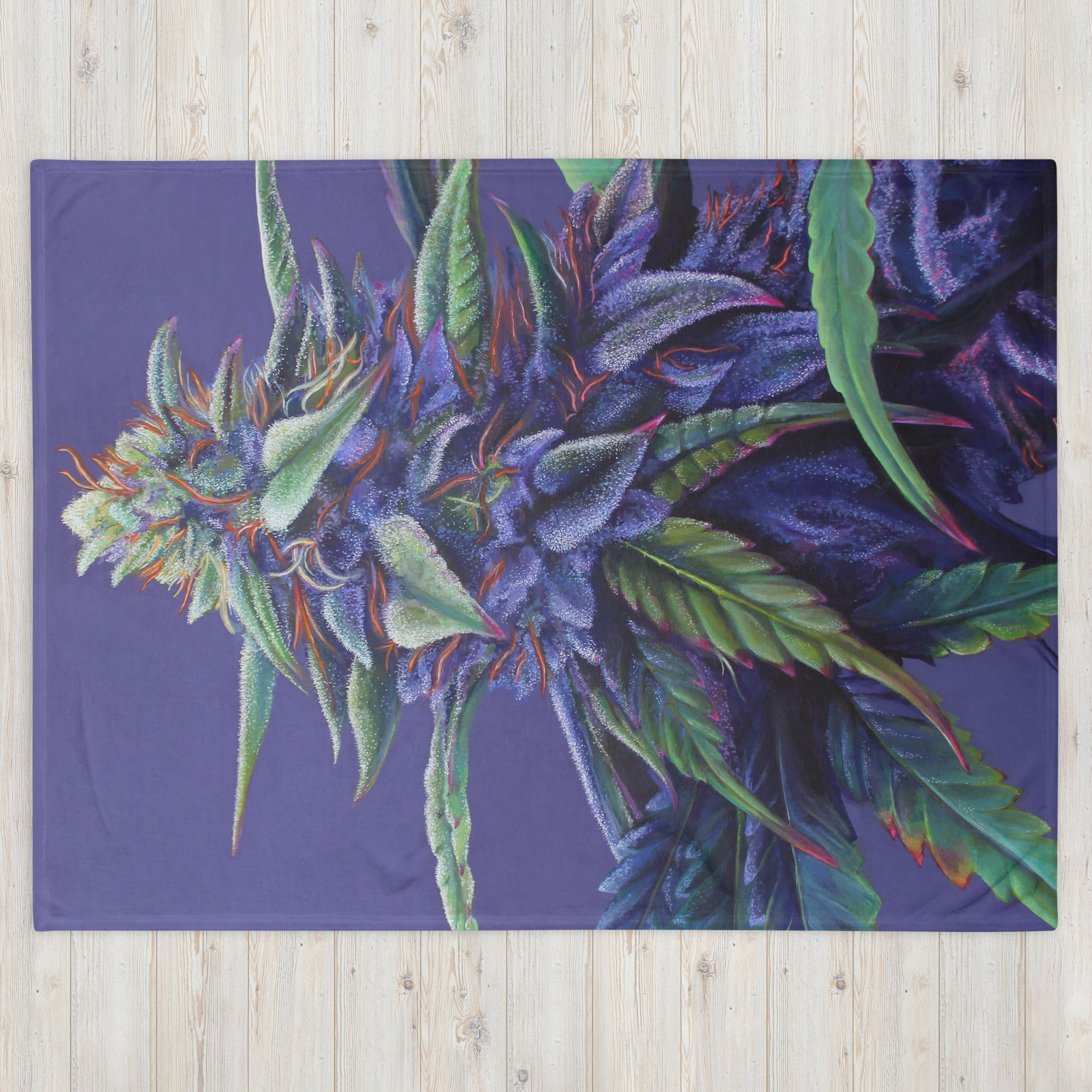 Purple Haze Throw Blanket