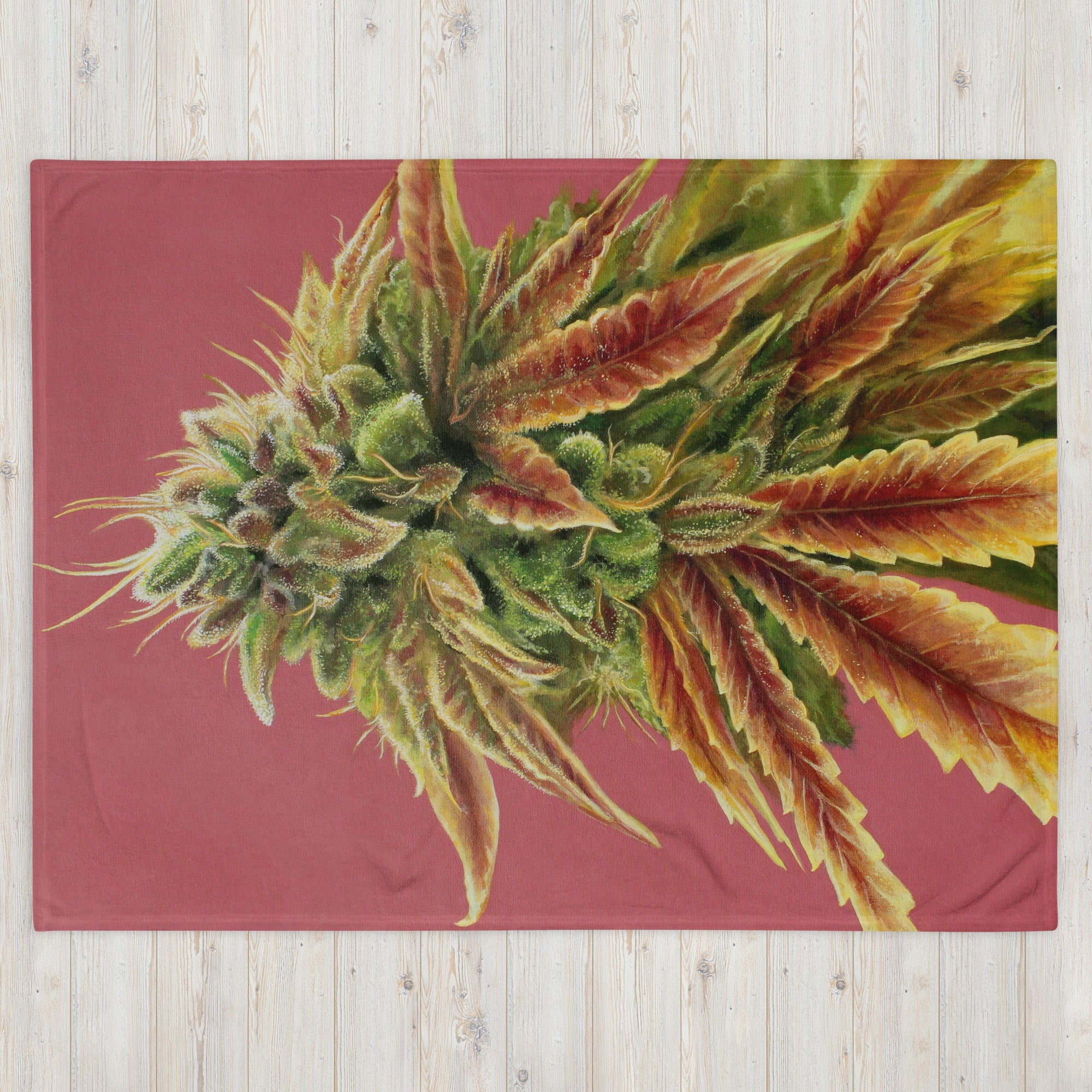 Gorilla Zkittlez Throw Blanket