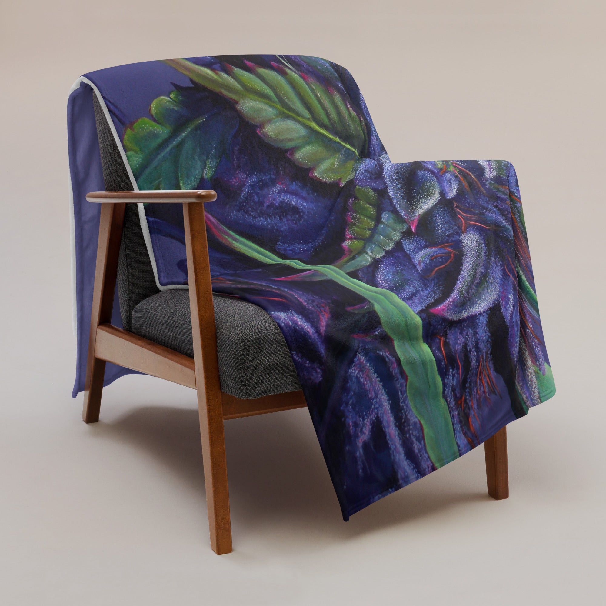 Purple Haze Throw Blanket