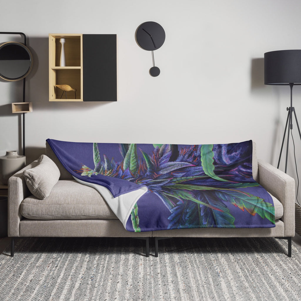 Purple Haze Throw Blanket