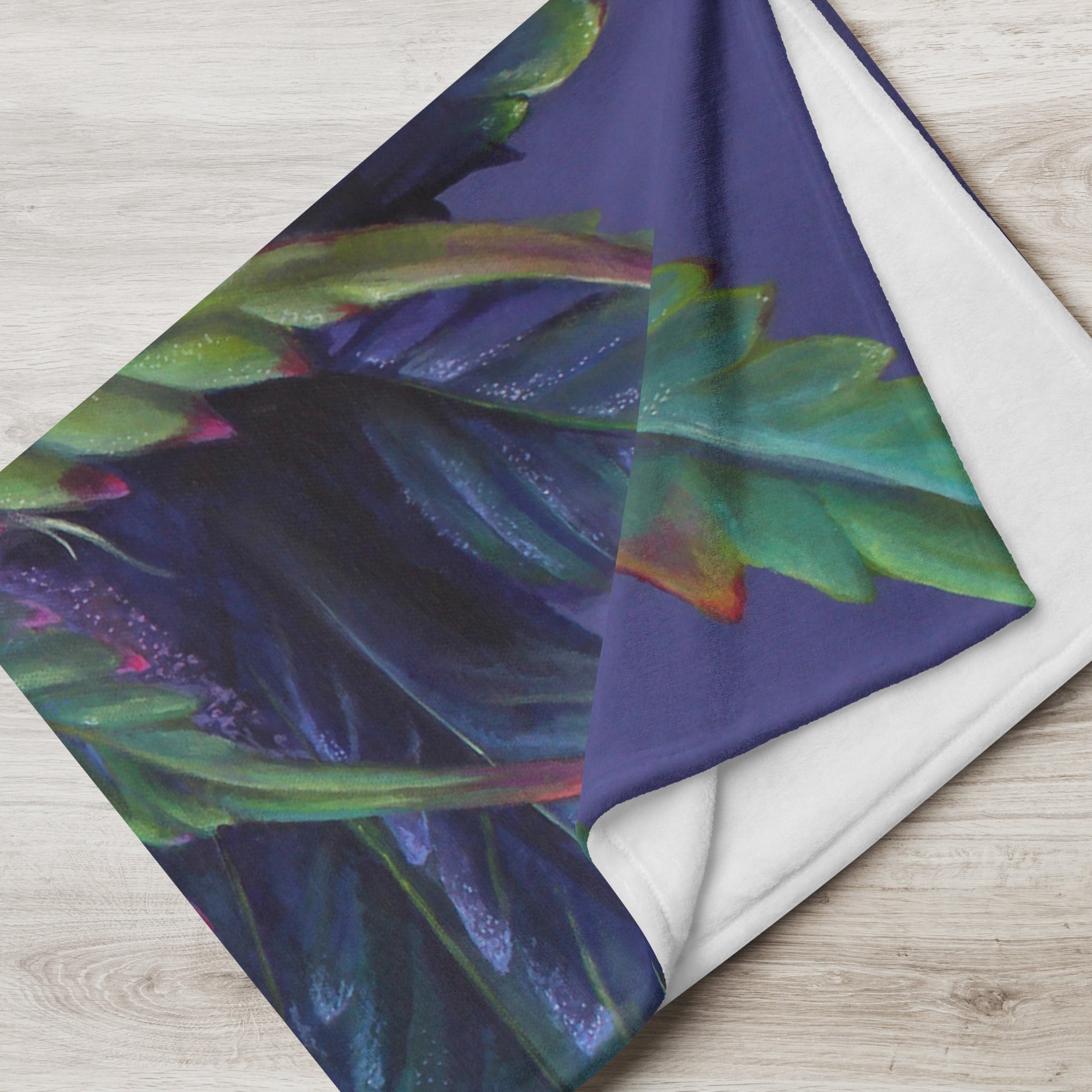 Purple Haze Throw Blanket
