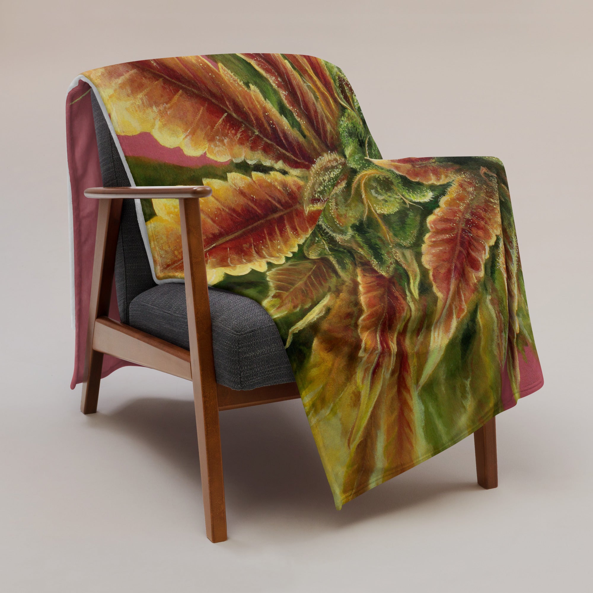 Gorilla Zkittlez Throw Blanket